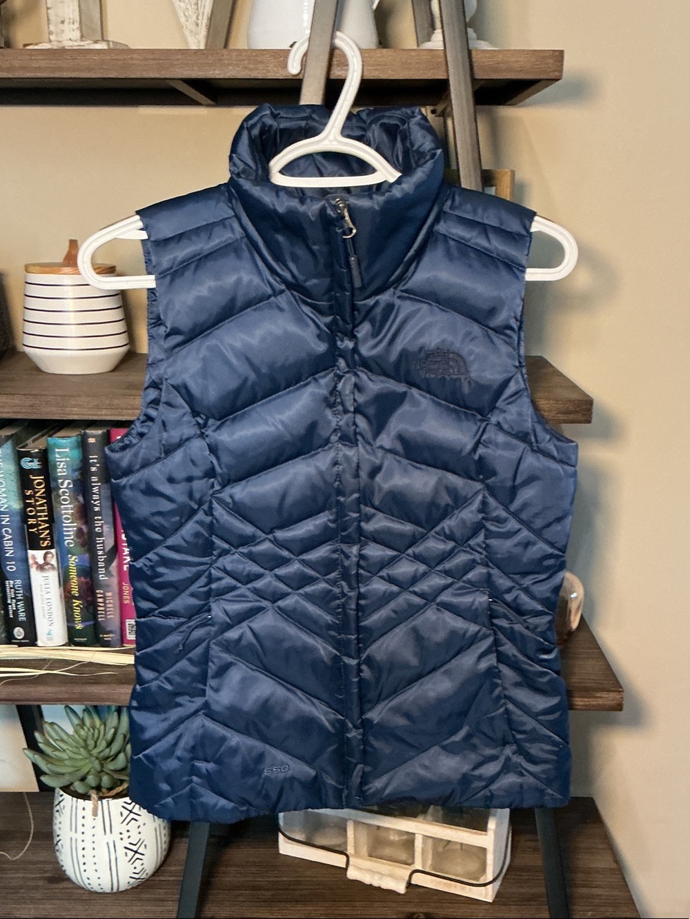 The North Face Women's Aconcagua 550 Vest Satin Navy Blue Size XS